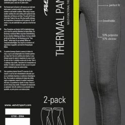 Avento Thermobroek Junior - 2-Pack - Zwart - Maat 152 -CeLaVi winkel 550x807 3