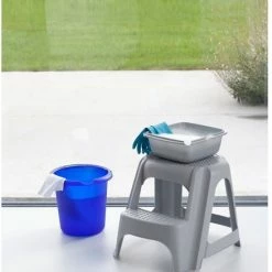 Curver One Step Opstapje Krukje - Lichtgrijs -CeLaVi winkel 550x808