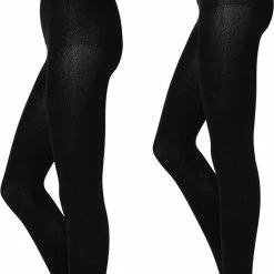 HEAT KEEPER Heatkeeper Thermobroek Dames - 2-Pack - Zwart - Maat S/M - Thermolegging -CeLaVi winkel 550x814