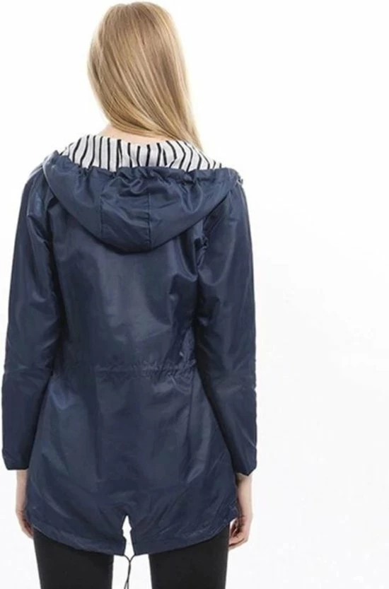 Merkloos Waterdichte Jas - Dames - Speciale Regenjas - Lichtgewicht Jas - Geel - Maat XS 6 Merkloos Waterdichte Jas - Dames - Speciale Regenjas - Lichtgewicht Jas - Geel - Maat XS - Afbeelding 4