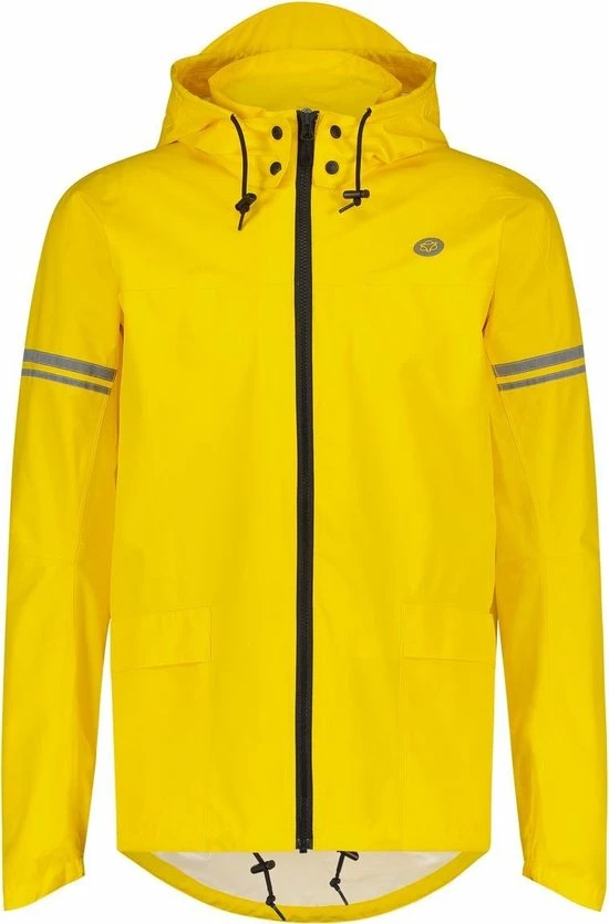 AGU Original Regenpak Essential - Geel/Zwart - M - Dames & Heren - Waterdicht & Ademend 7 AGU Original Regenpak Essential - Geel/Zwart - M - Dames & Heren - Waterdicht & Ademend - Afbeelding 5
