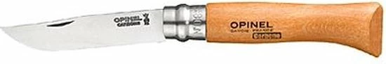 Opinel No.8 Zakmes - Carbonstaal Hout Blister 7 Opinel No.8 Zakmes - Carbonstaal Hout Blister - Afbeelding 5